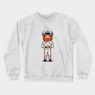 Racing Car Driver Figure Crewneck Sweatshirt